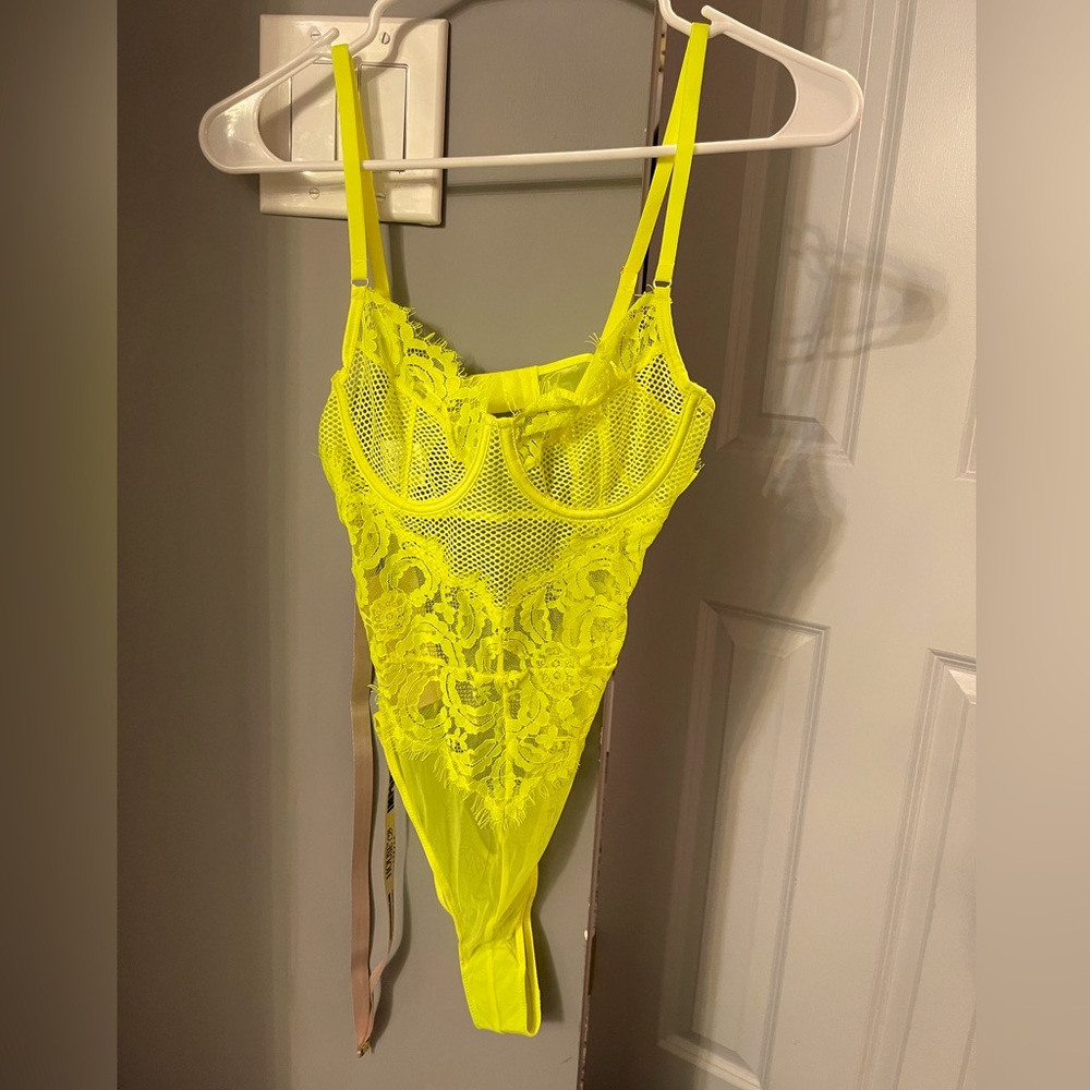 NWT Neon Yellow Bodysuit